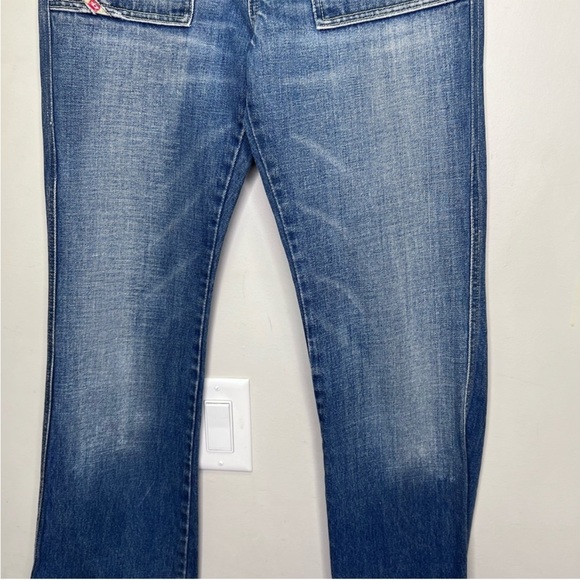 Diesel Flare Leg Hush D Jeans Size 29 Y2K style - Picture 3 of 7